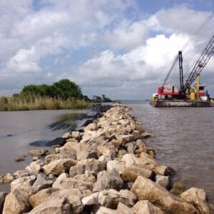 ME-4 shoreline protection construction